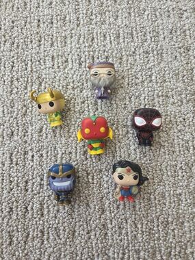 Funko Pint Size Heroes & Popsies Mini Figure Lot - Marvel, DC, Harry Potter